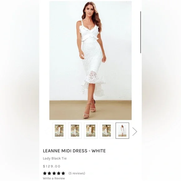 knee length dresses for ladies Jane Summers Anna Cate Strapless Tulle Tea Length Rehearsal & Midi Wedding Dress 2 / Off White , Female , Adult main image 0